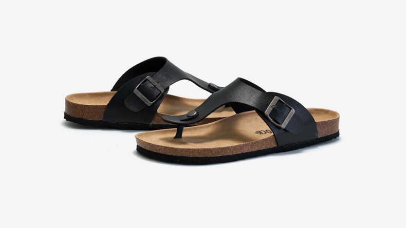 SHLIANG Brand Design Spring Summer Men's Soft Wood Slippers Fashion Flip Flops Beach Shoes Water Squeeze Cool Sandals Y0558_voghion.com