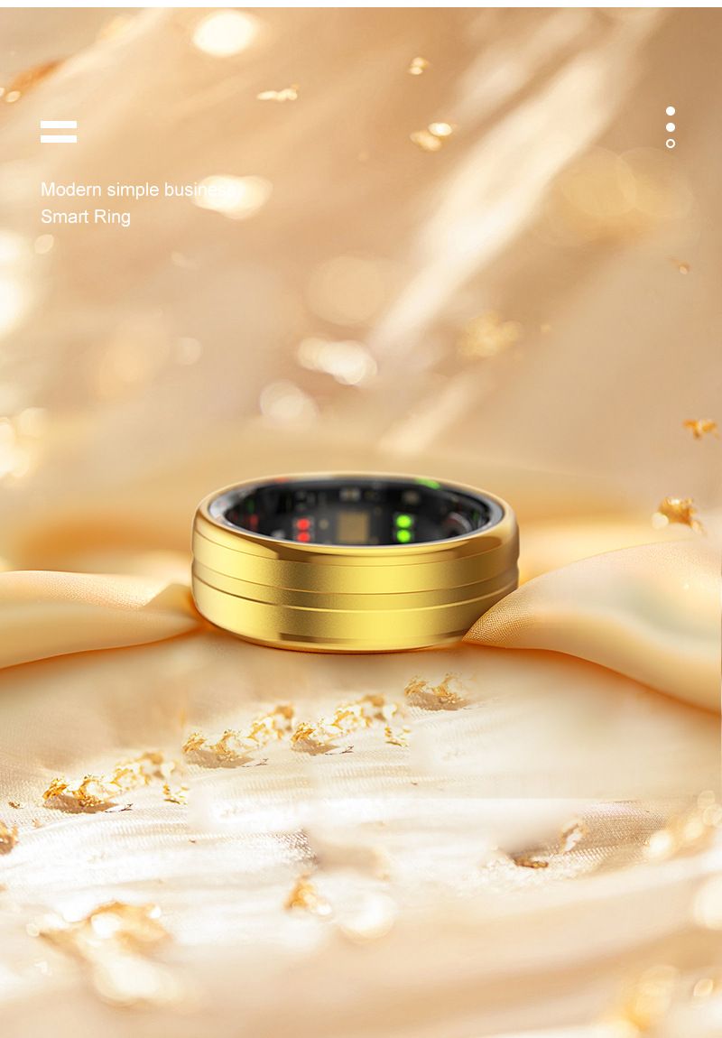 Rings R06 (QRing) Passi Frequenza cardiaca Ossigeno nel sangue Distanza Sonno Calorie Anello intelligente IP68_voghion.com