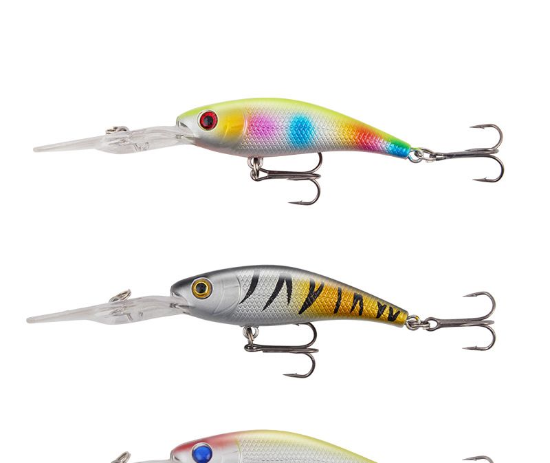 Leurre de pêche rigide à longue langue, appât artificiel pour ménés, 10 cm/9,2 g, simulation transfrontalière_voghion.com