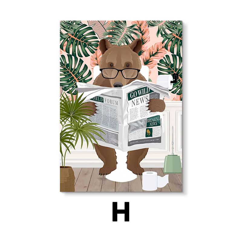 Nordic INS Style Floral Living Decorative Fresh Entrance Canvas Core Niche Cozy Dining Room Hanging Painting_voghion.com