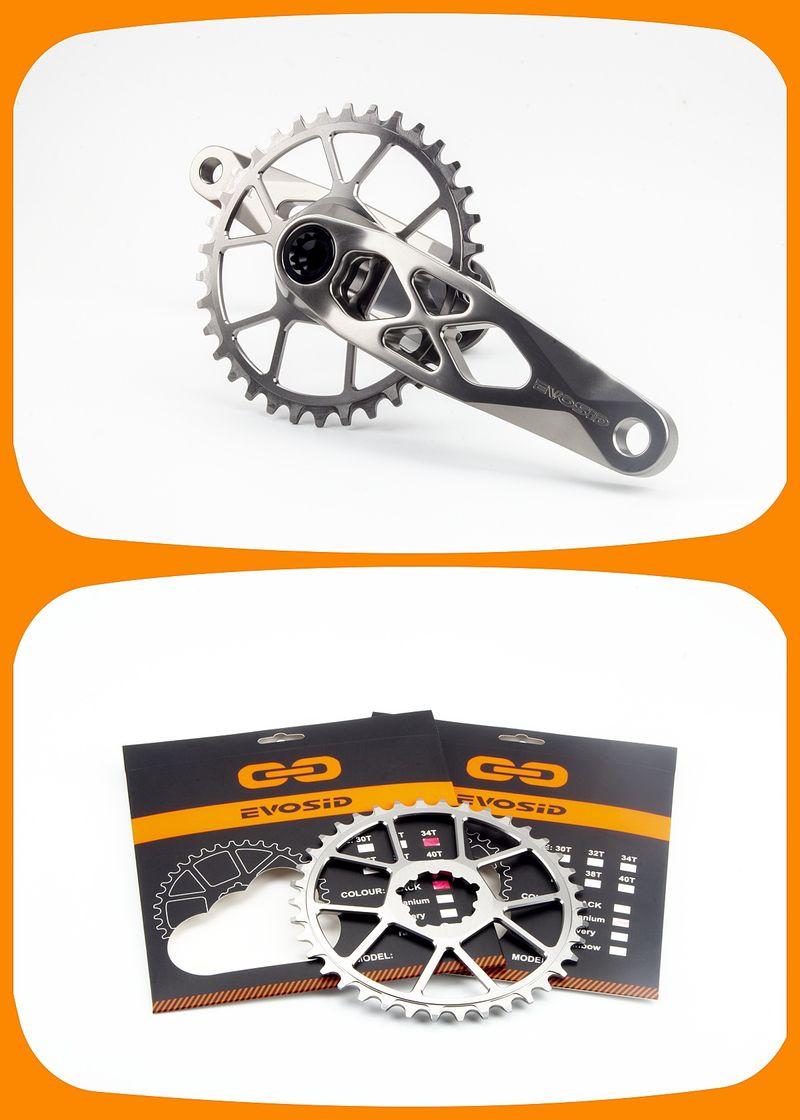 Cross-Border Mountain Bike 3mm Positive And Negative Teeth GXP Chainwheel 32/34/36/38T Single Chainring CNC Lightweight_voghion.com