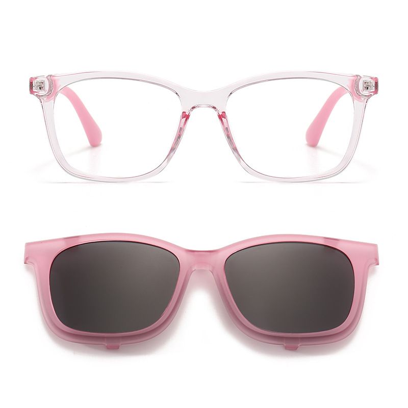 Children's sunglasses clip, hanging mirror set, polarizing mirror, sun blocking dual-purpose anti blue light glasses,_voghion.com