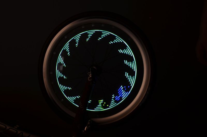 L02C USB Rechargeable Spoke Bicycle Warning Light/Mountain Bike Colorful Tail Children's Night Riding Light_voghion.com