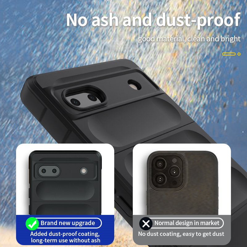 Voor Google Pixel 7 Pro 7A 6A Case Robuuste Bumper Zachte Siliconen TPU Schokbestendig Telefoon Case Voor Google Pixel 6a 6 EEN Back Cover_voghion.com