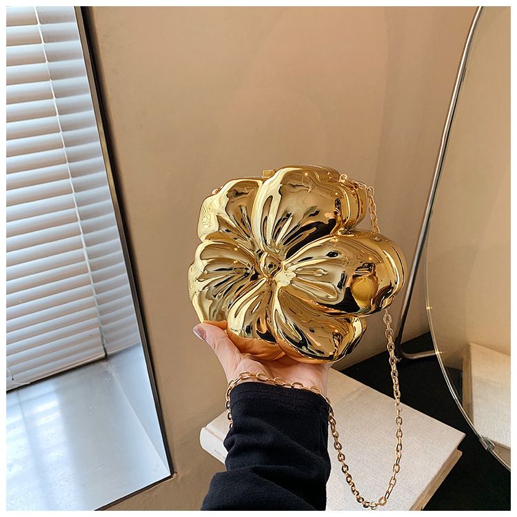 Borse a tracolla da donna, borsa a fiori, borsa con specchio galvanico, borsa artigianale, borsa a tracolla fresca e dolce, borsa a tracolla Beautiful Girl Box_voghion.com