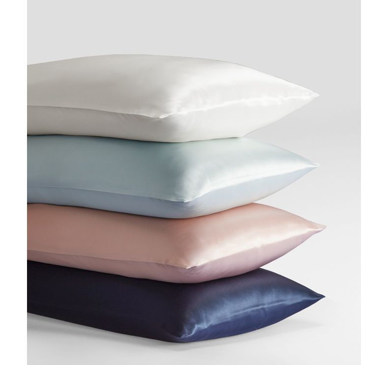 Silk-Like Pillowcase Set - Double-Sided Satin (48x74cm Envelope Closure Ultra-Smooth & Skin-Friendly)_voghion.com