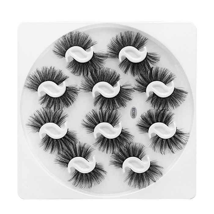 Hot Sale 10 Pairs Of Fluffy False Multi-Layer Dense Realistic Long Eyelashes Manufacturer_voghion.com