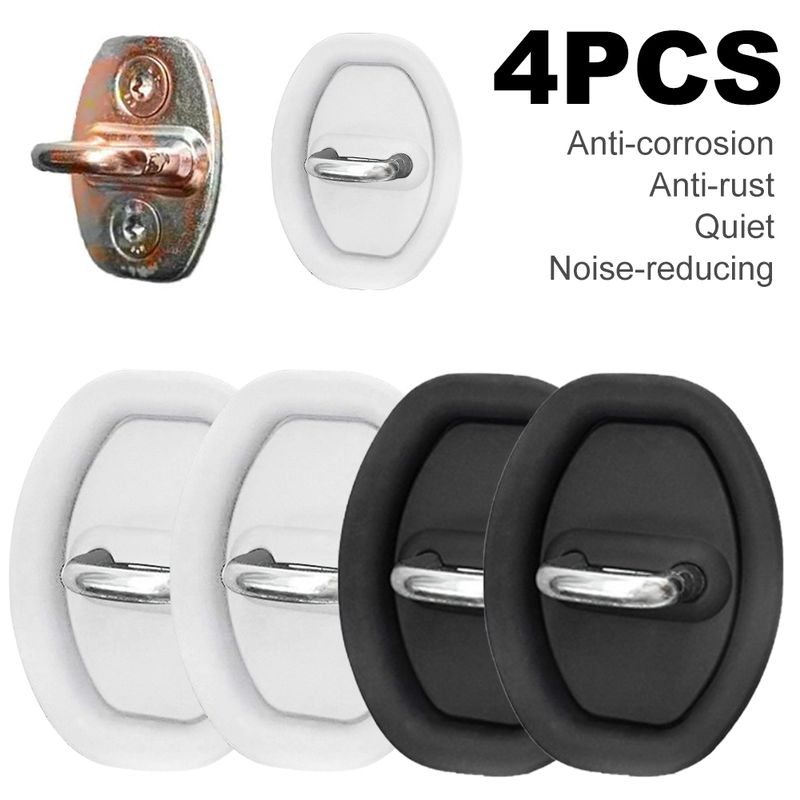 4 pezzi di chiusura per auto in silicone maniglia porta veicolo protezione anti-collisione copertura protettiva_voghion.com