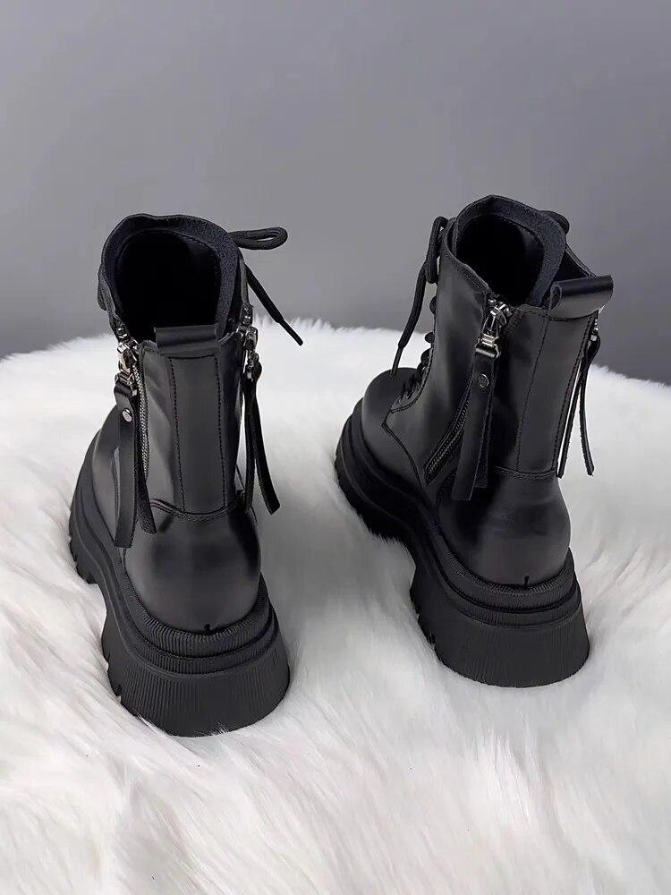 AIYUQI Marton sieviešu dabīgās ādas 2024. gada rudens ziema, jaunas kažokādas, siltas motociklistu platformas sieviešu puszābaki_voghion.com