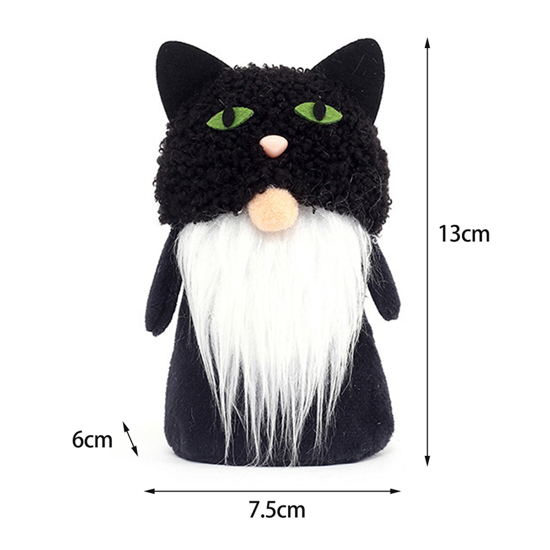 Sijiali Halloween Gnomo sin Rostro Festivo Adorable Decorativo Color Vibrante Halloween sin Rostro Colgante muñeca nórdica para Escritorio_voghion.com