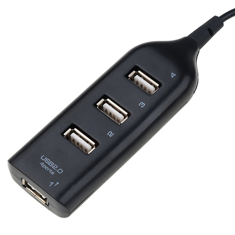 4 Ports Hochgeschwindigkeits-USB 2.0-Erweiterungs-Hub-Splitter-Adapter für PC-Laptop-Computer_voghion.com