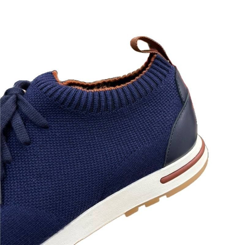 2025 Gestrickte Herren-Sneakers Casual Neue bequeme und atmungsaktive neue Sport-Trendschuhe_voghion.com