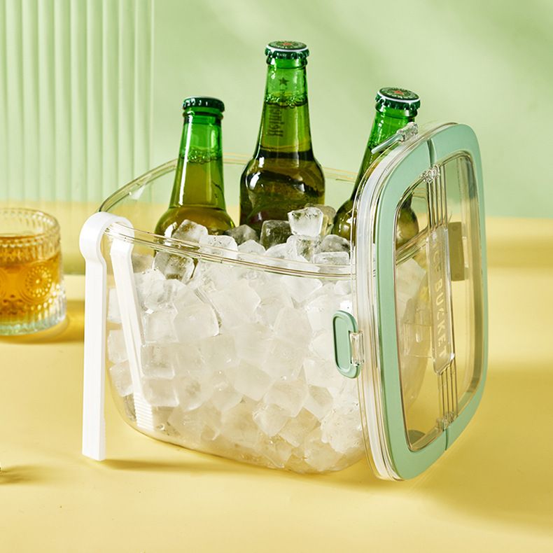 Tragbarer Eiskübel mit Zange – Isolierter Champagner- und Bierkühler für Picknicks im Freien und den Einsatz in der Bar_voghion.com