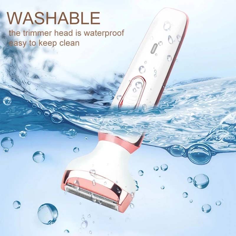 Rechargeable 4 In 1 Women Hair Removal Shaver Device Epilator Female Shaving hine Eyebrow Nose Electric Trimmer Razor_voghion.com