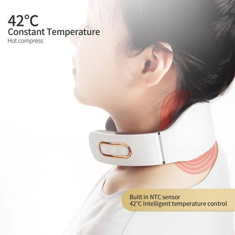 Rückenmassageköpfe, 3D-Smart-Nackenmassagegerät, 15 Stufen, TENS-Impulsheizungstherapie, Nacken- und Rückenschmerzen, Linderung von Gesundheitsfürsorge_voghion.com