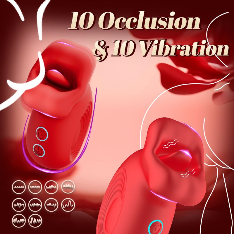 Kiss Fun Duckbill Bite Massagestab Masturbator Vibrator Weibliches Massagegerät Silikon Aufladen Sexspielzeug_voghion.com