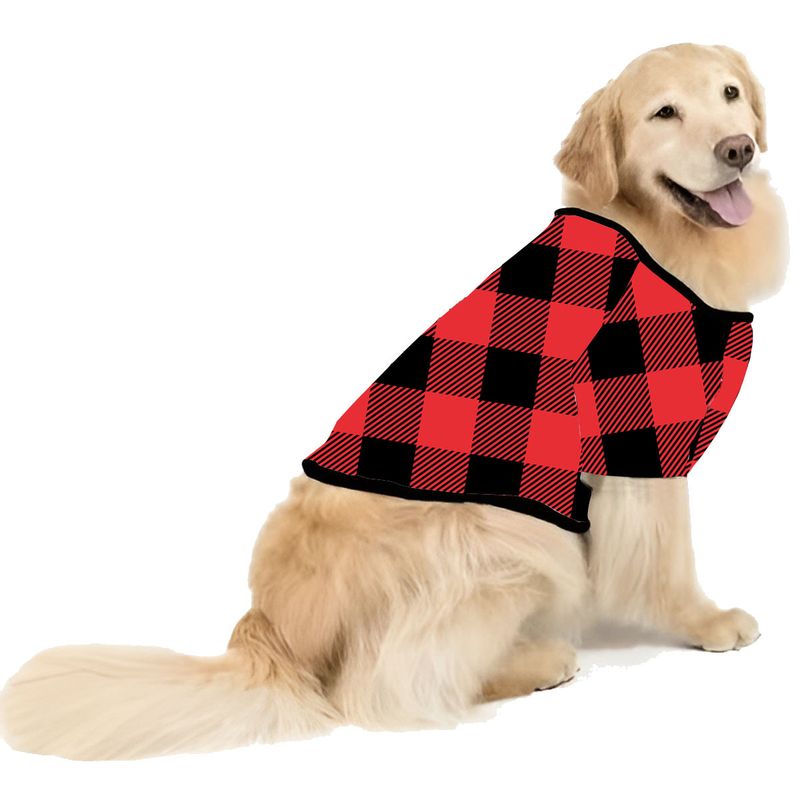Traje familiar de Navidad, ropa familiar para el hogar, ropa navideña para el hogar, conjunto familiar, ropa para el hogar con estampado de retales a cuadros_voghion.com