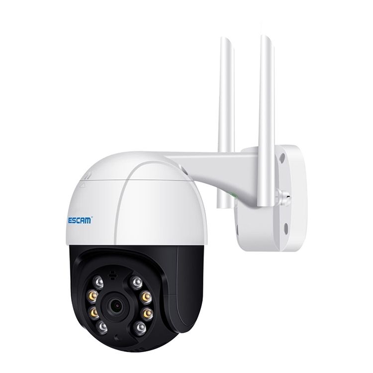QF518 5MP Smart WiFi IP-Kamera, unterstützt KI-Humanoidenerkennung / automatisches Tracking / Nachtsicht mit zwei Lichtern / Cloud-Speicher / Zwei-Wege-Audio / TF-Karte, Stecker: AU-Stecker (weiß)_voghion.com