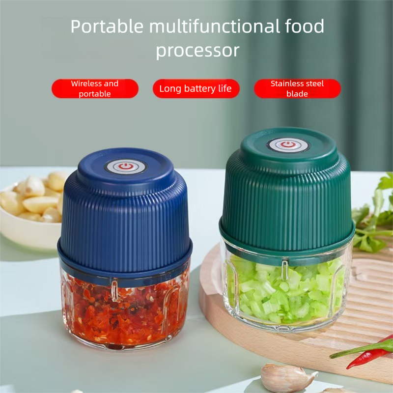 Hachoir de cuisine USB compact, broyeur à viande électrique, presse-ail_voghion.com