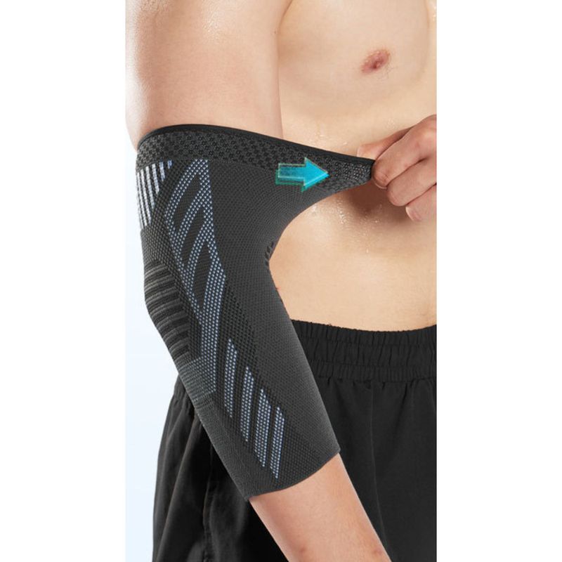 Knitted outdoor running, tennis, protection, pressurized, breathable, warm, fitness, hand and elbow protection_voghion.com