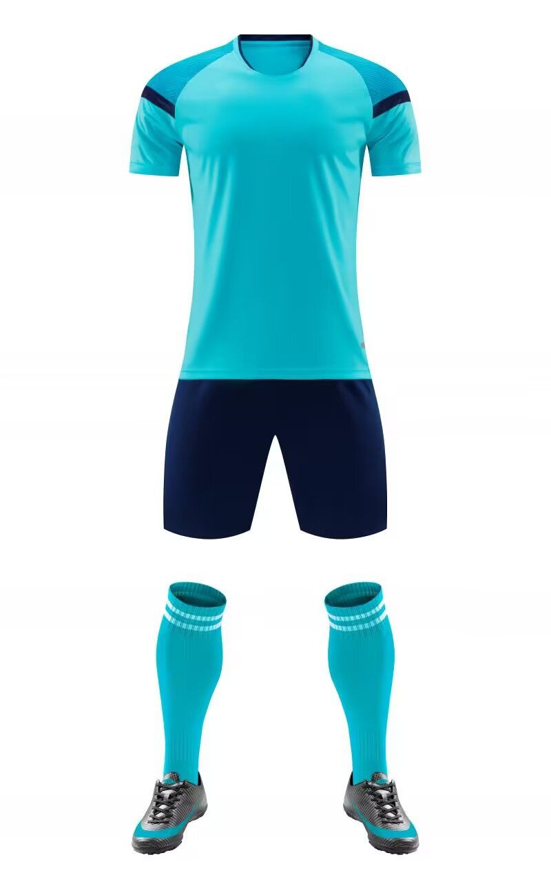 Men's Clothing competition training short-sleeved sports quick-drying women's jersey printed size football uniform suit male student_voghion.com