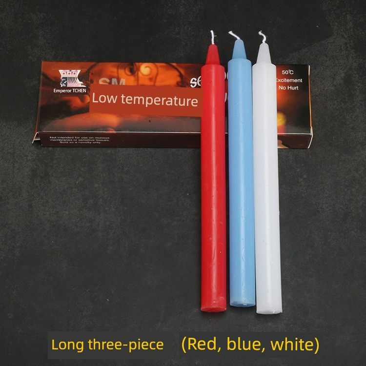 3 PCs Low Temperature Non-Scald Sexy Candles Wax Drip Toys SM Training Tools Sex Product Flirting Les Female Slave_voghion.com