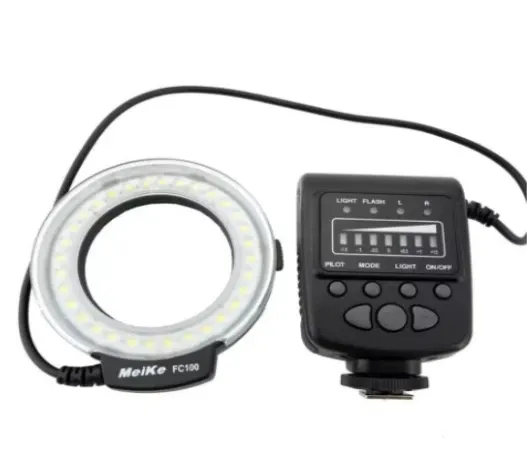 -FC100 Meike Ring Light LED Constant Light, Compatible Flash, Small Video Light_voghion.com