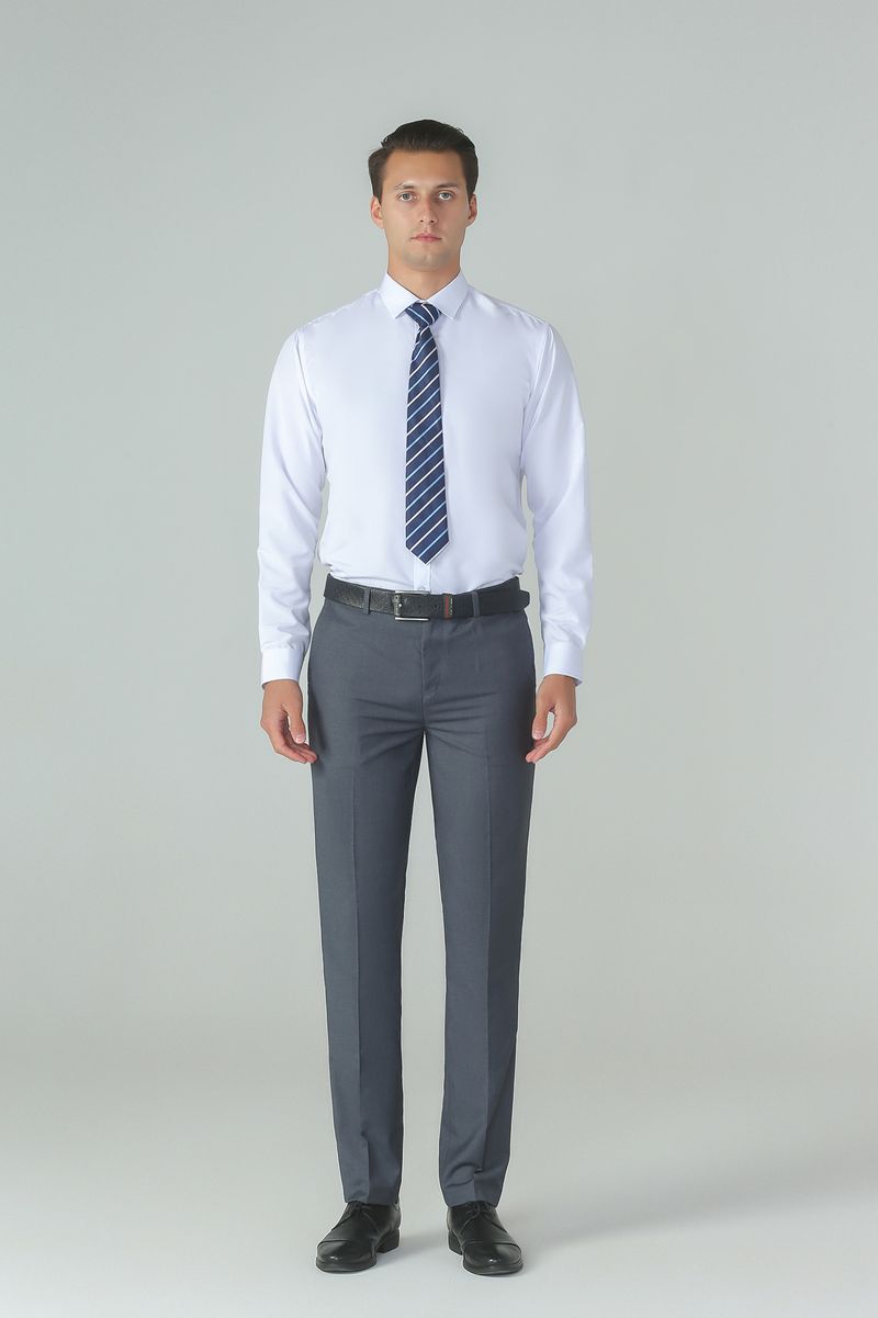 Camicia bianca da uomo Advanced Sense Of Fashion Business Abbigliamento formale_voghion.com