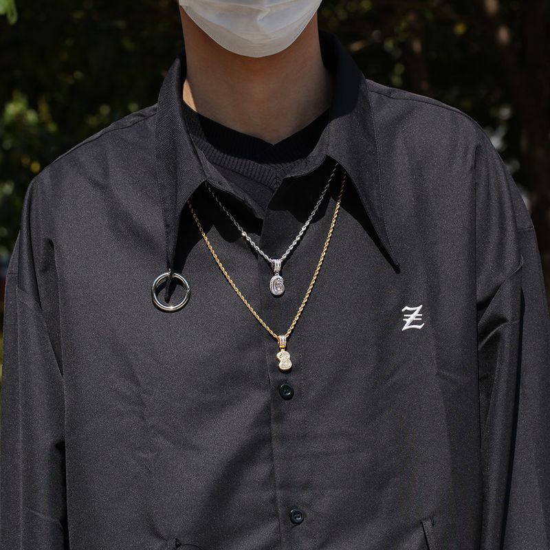 Nouveau pendentif en zircon style hip-hop numérique « Ice Sugar », design alternatif et tendance, pour colliers et accessoires de personnalisation._voghion.com