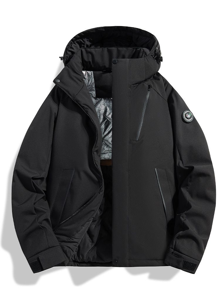 Giacca softshell da donna in grafene, imbottita, spessa, antivento, da uomo, per escursionismo all'aperto, autunno e inverno_voghion.com