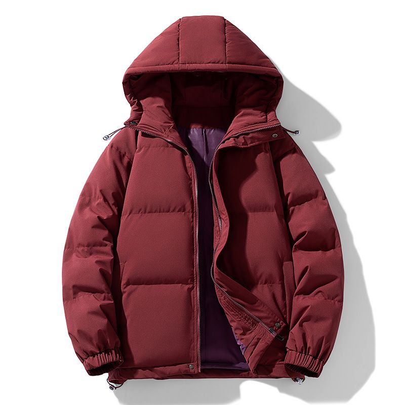 25 nuovi piumini caldi e spessi con cappuccio per uomo e donna, alla moda, versatili, sportivi, casual, in stile coreano._voghion.com