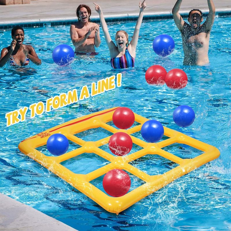 Inflatable Throwing Toy Summer Multi Person Water Interactive Pitching And Throwing Circle Fun Game Props_voghion.com