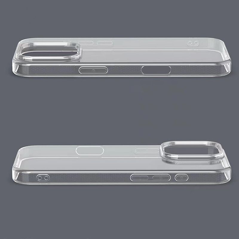 Ultra Thin Clear Silicone Case For iPhone 16 15 14 13 12 11 Pro Xs Max Mini XR X Plus Transparent Shell Ultra Thin Back Cover_voghion.com