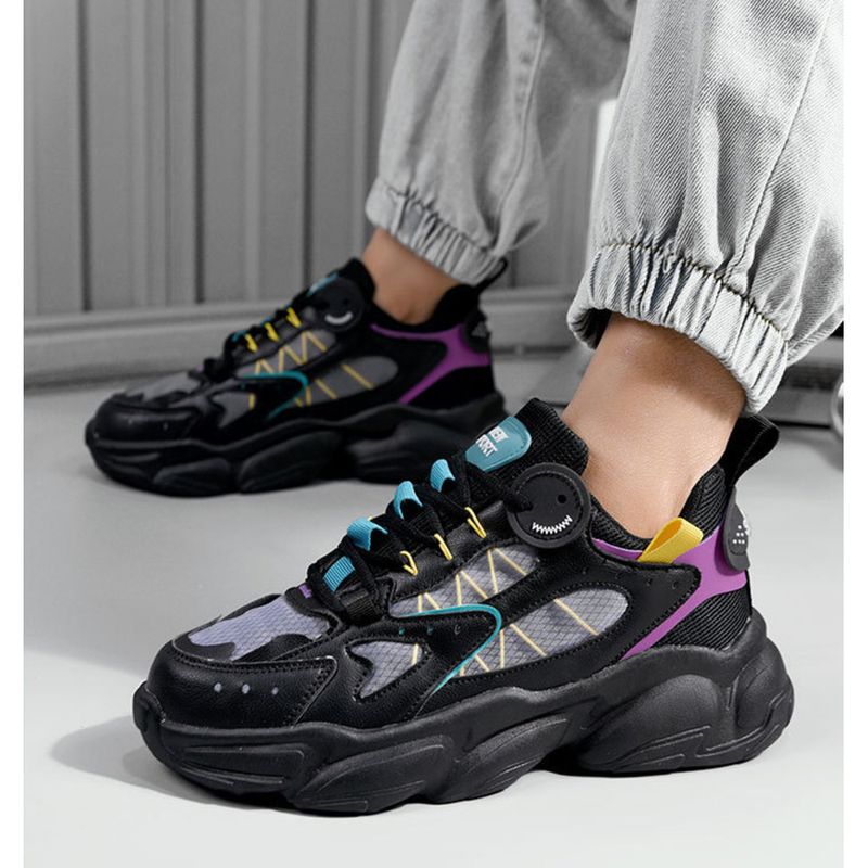 Daddy Men's 2024 New Summer Autumn Breathable Ins Versatile Thick Sole Height 3cm Sports Large Size 45 China-chic Shoes_voghion.com