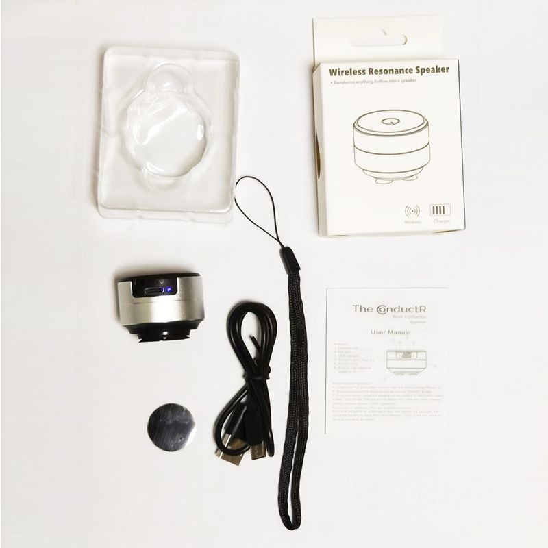 Bone Conduction Stereo Audio With Vibration Smaller Digital TWS Wireless Speakers Mini Portable Metal Speaker Drop_voghion.com