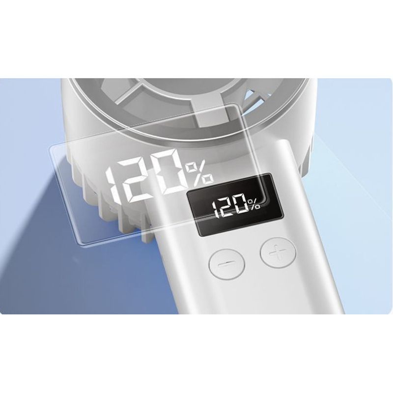 Mini 120 Geschwindigkeiten USB wiederaufladbarer tragbarer kleiner leiser Handventilator für den Außenbereich_voghion.com