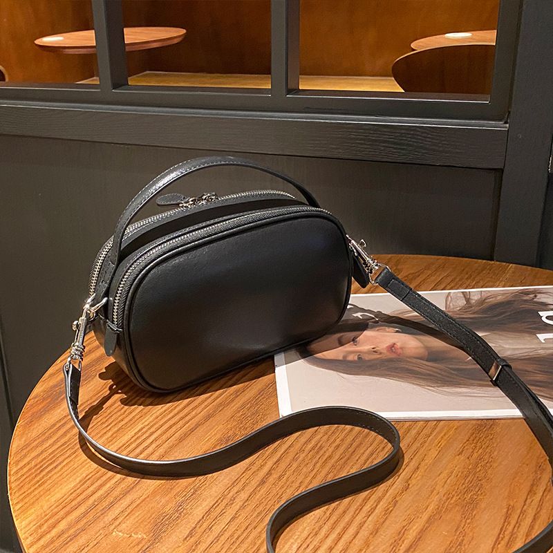 Fashion Small 2025 New Genuine Leather Women's Shoulder High-end Simple Crossbody Bag Handbag_voghion.com
