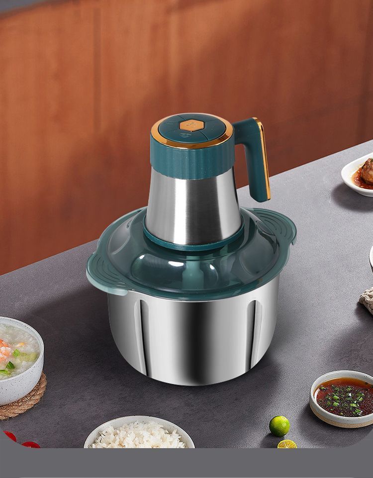 Electric Grinder Household Stainless Steel Multi-Functional Blender Can Knead Dough Juice Extractor Meat Mincer_voghion.com