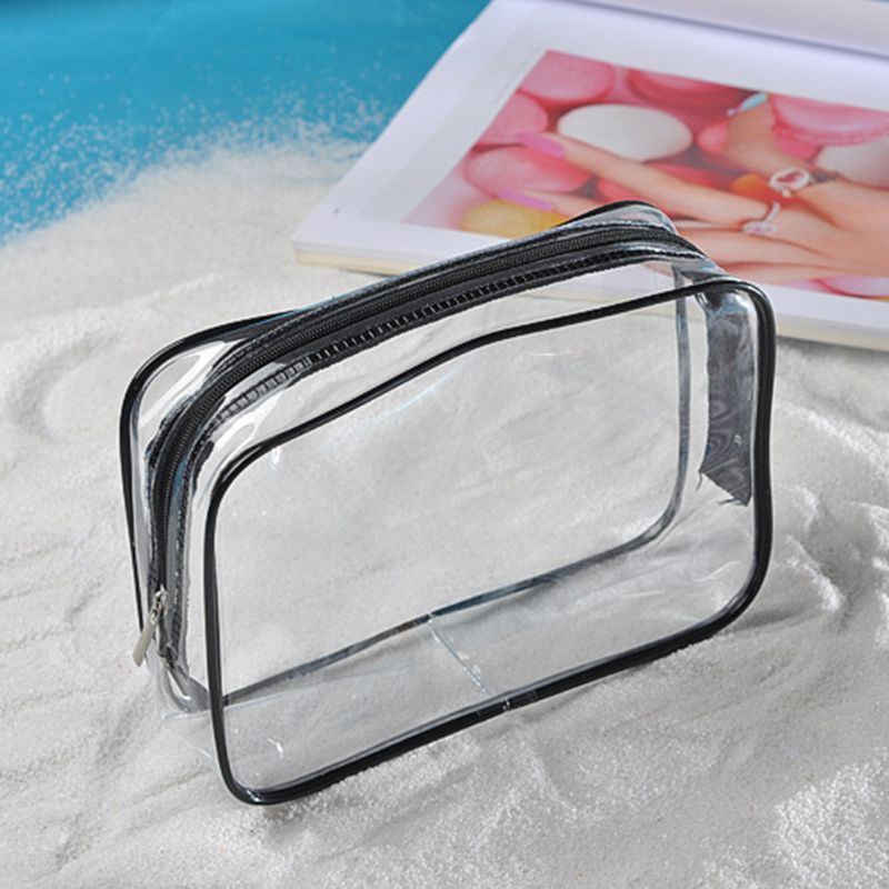 BeautyLife 3 Teile/satz Make-Up Tasche Große Kapazität Verdicken Transparent Reise PVC Kosmetik Frauen_voghion.com