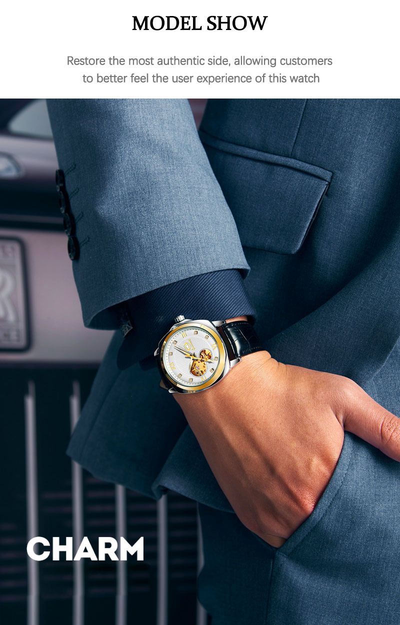 UTHAI M13 Fashionable Men Watch With Diamond Studded Luminous Automatic Mechanical Watch, Business Clock Gift,watches For Man_voghion.com