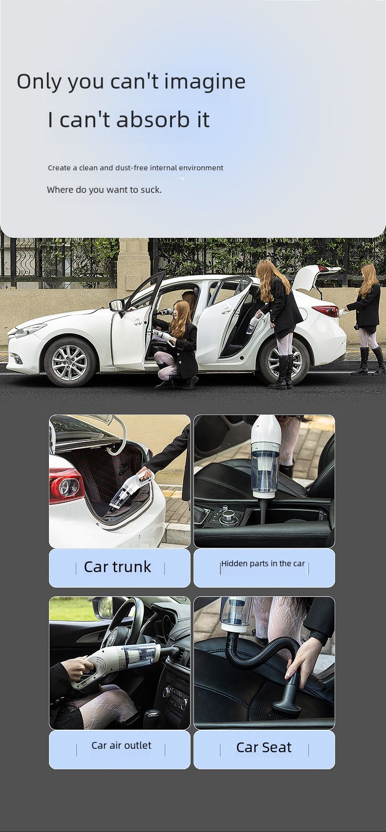 New cross-border wireless handheld vacuum cleaner household small car dual-use vacuum cleaner car vacuum cleaner_voghion.com