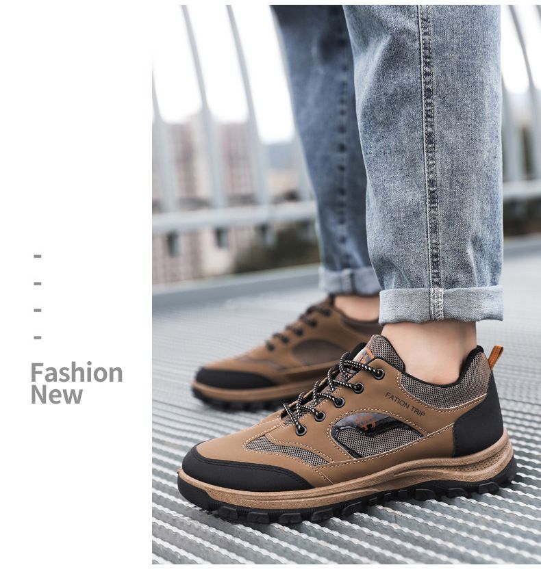 Scarpe da trekking da uomo, in cotone, per autunno e inverno, taglia extra large, casual, sportive, da lavoro, per escursioni all'aperto, da passeggio_voghion.com