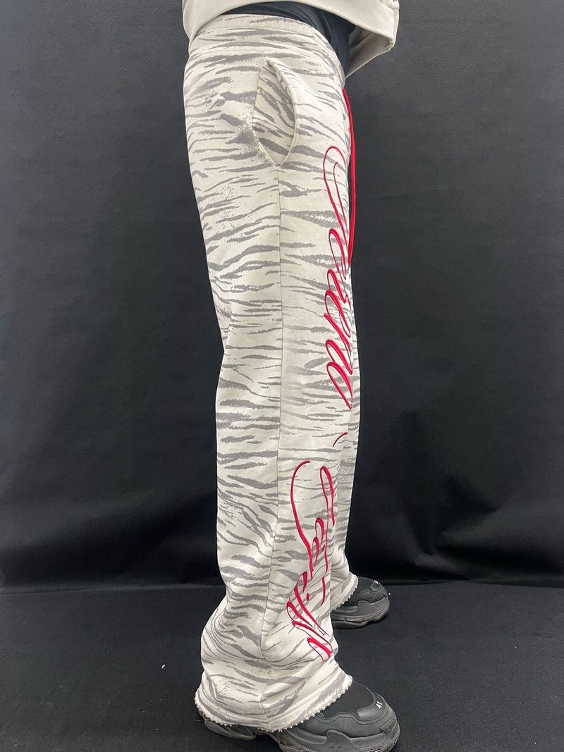 Herrenbekleidung Retro Streetwear Hoodie Sweatpants Set Zip-Up Grafikpullover mit lockerer Passform, Anime-Print, dunkles ästhetisches Unisex-Casual-Outfit_voghion.com