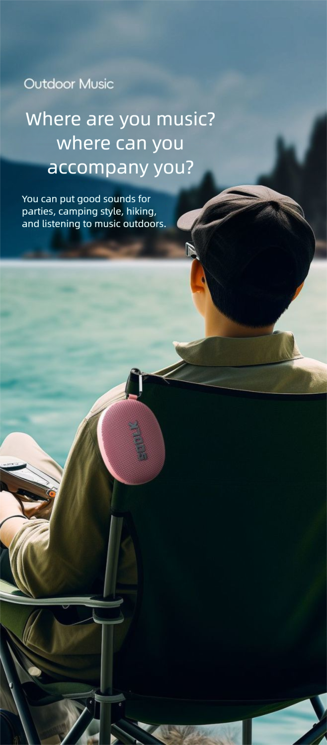Shenglaike Bluetooth TX7 Tragbarer wasserdichter Mini-Lautsprecher mit starkem Bass für den Außenbereich, Radfahren, hohe Lautstärke_voghion.com