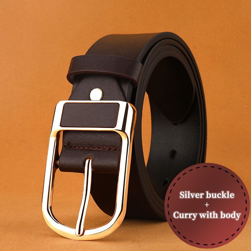 HOT High Quality Belt Men Male Genuine Strap Pin Buckle Fancy Vintage Jeans Free Shipping_voghion.com