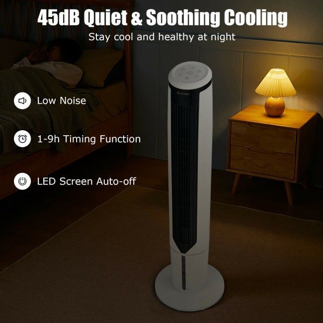 41 Inches Evaporative Air Cooler With 3 Modes And 3 Speeds_voghion.com