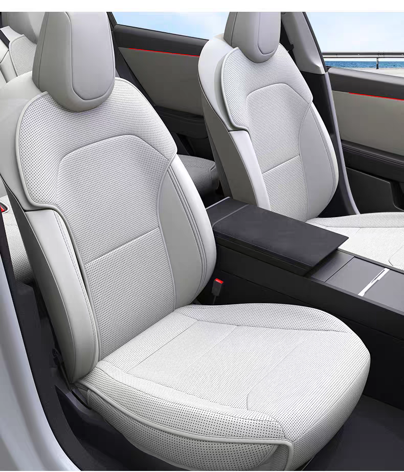 Cover For New Tesla Model Y Juniper 2025 Full Seat Cushion Breathable Four Season Universal Car Interior Accessorie_voghion.com
