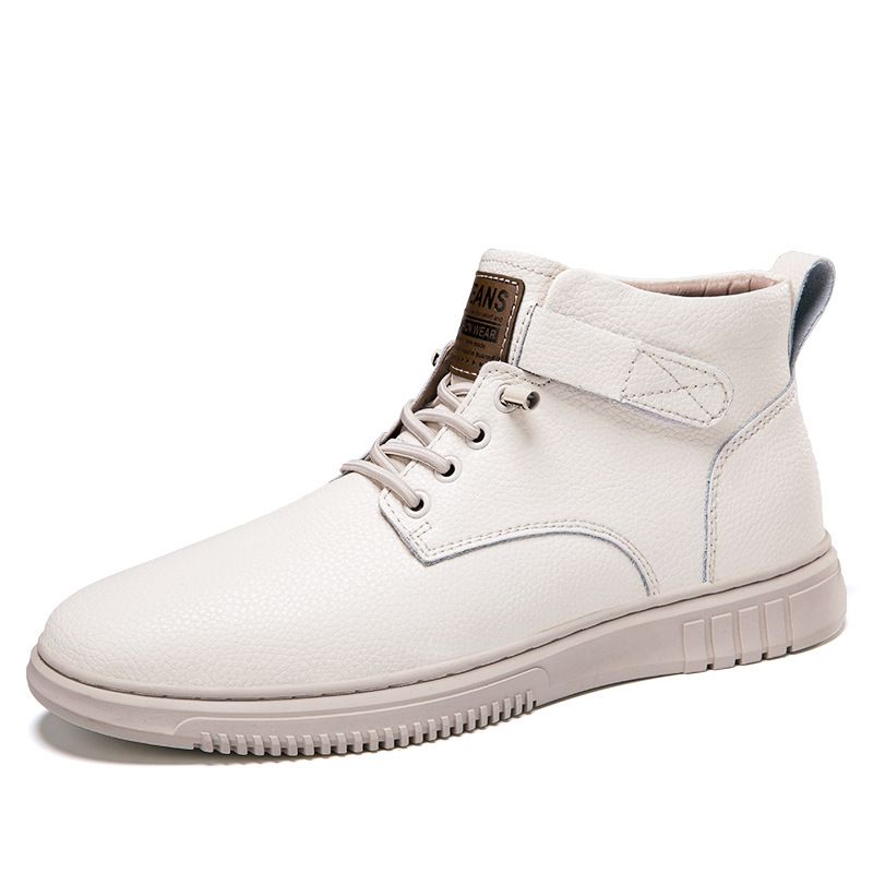 Lässige Herren-Boardschuhe mit Fleece-Futter, beliebte große Größen, Paarschuhe aus Leder mit Absatz._voghion.com