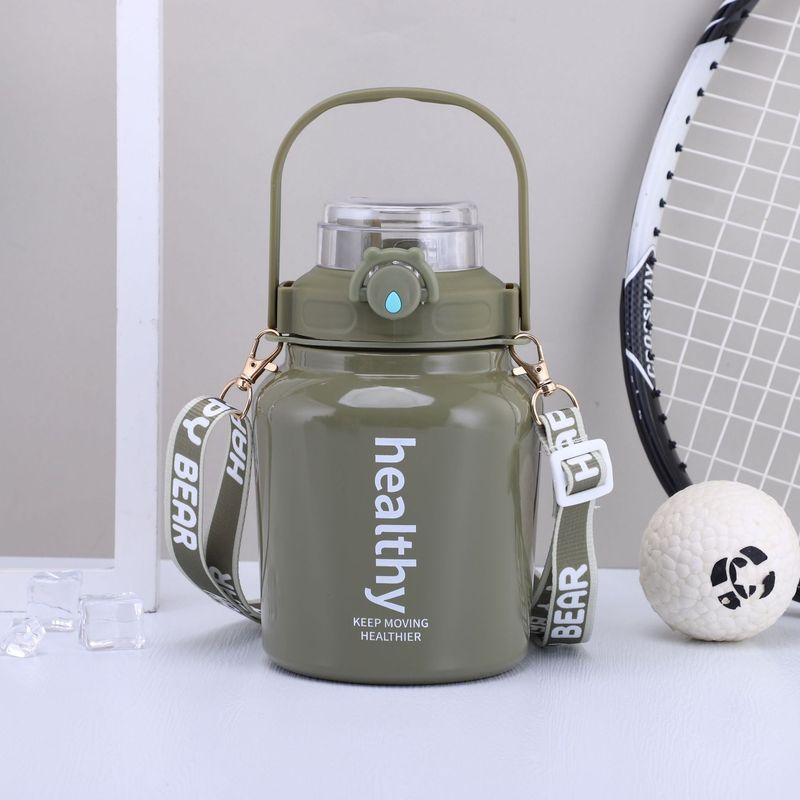 New High-Quality 316 Stainless Steel Inner Liner Insulated Large Capacity Double Drinking For Women High-Value Straw Cup_voghion.com
