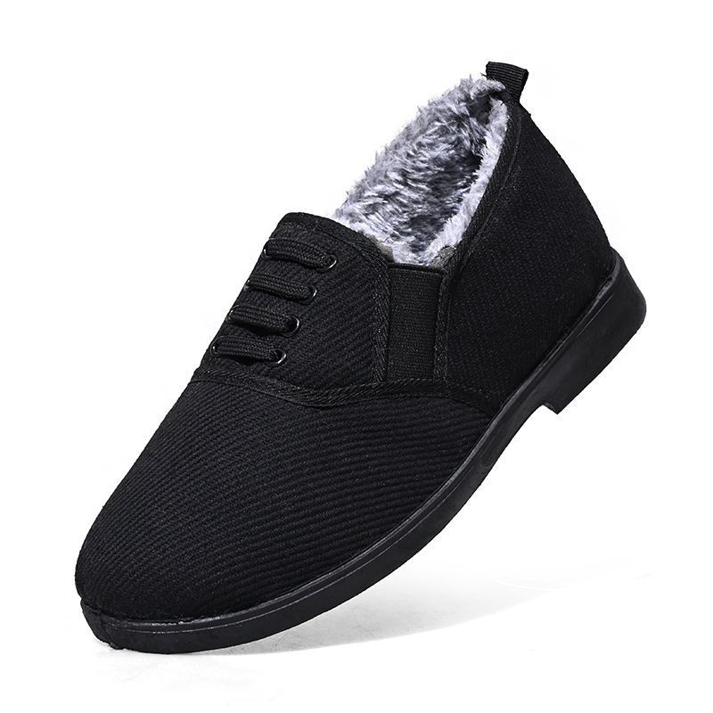 Mocassini Beijing da uomo, bassi, in tessuto, neri, antiusura, per hotel, Euro Step 87_voghion.com